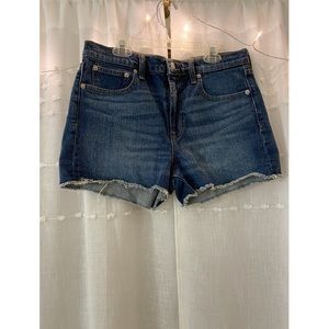 Dark Wash Mid Rise GAP Jean Short